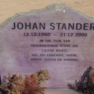 STANDER Johan 1960-2000