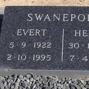 SWANEPOEL Evert 1922-1995 Helena 1932-2004
