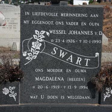 SWART Wessel Johannes v.D. 1926-1990 & Magdalena 1919-1994