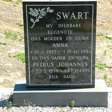 SWART Petrus Johannes 1938-1995 & Anna 1937-1983