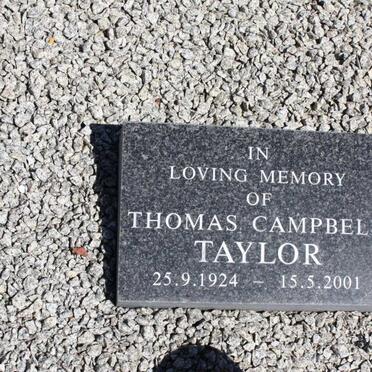 TAYLOR Thomas Campbell 1924-2001