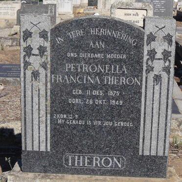 THERON Petronella Francina 1875-1949