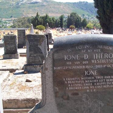 THERON Ione D. nee VAN DER WESTHUYSEN 1920-1949