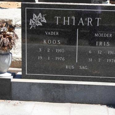 THIART Koos 1910-1976 &amp; Iris 1914-1976