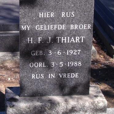 THIART H.F.J. 1927-1988