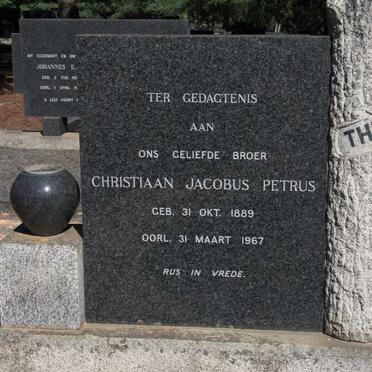 THEART Christiaan Jacobus Petrus 1889-1967