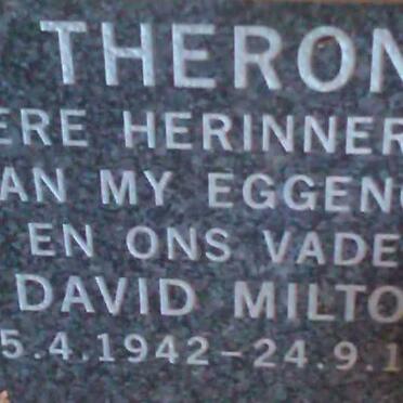 THERON David Milton 1942-1997
