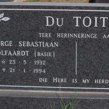 TOIT George Sebastiaan Wolfaardt, du 1932-1994