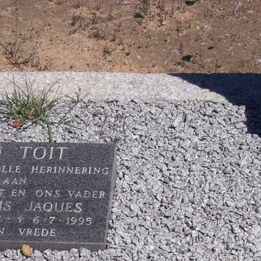 TOIT Francois Jaques, du 1933-1995