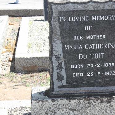 TOIT Maria Catherina, du 1888-1972