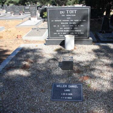 TOIT Willem Daniel, du 1893-1970 &amp; Hester Maria PEROLD 1905-1988 :: DU TOIT Willem Daniel 1929-1989 