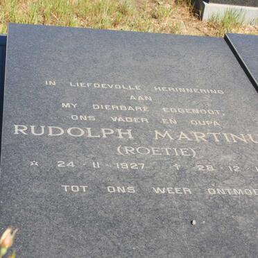 TOIT Rudolph Martinus, du 1927-1997 &amp; Susanna Antoinette 1938-2004