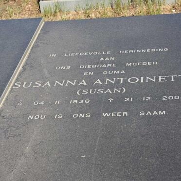 TOIT Rudolph Martinus, du 1927-1997 &amp; Susanna Antoinette 1938-2004