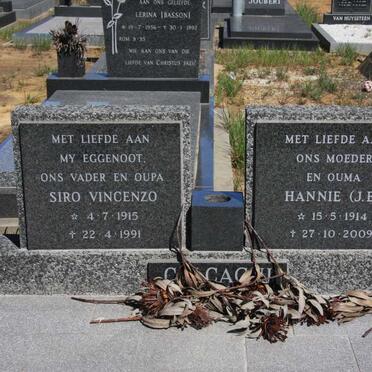 ? C?CACU Siro Vincenzo 1915-1991 &amp; J.E. 1914-2009