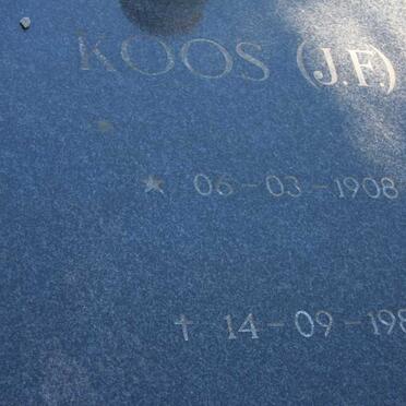 VELDSMAN J.F. 1908-1982