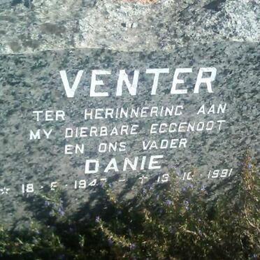 VENTER Danie 1947-1991