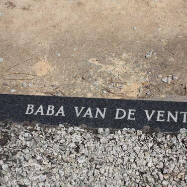 VENTER Baba, van de