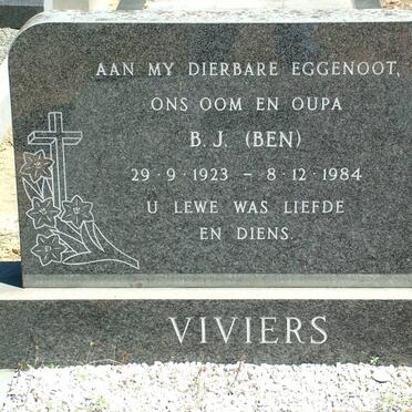 VIVIERS B.J. 1923-1984