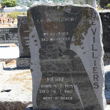 VILLIERS Pierre, de 1925-1962