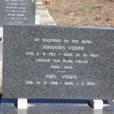 VISSER Johannes 1917-1965 :: VISSER Noël 1918-1992