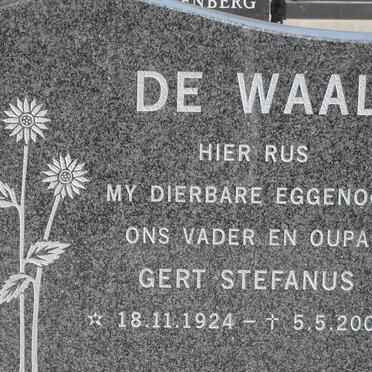 WAAL Gert Stefanus, de 1924-2001