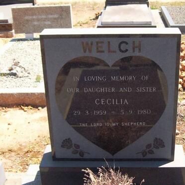 WELCH Cecilia 1959-1980