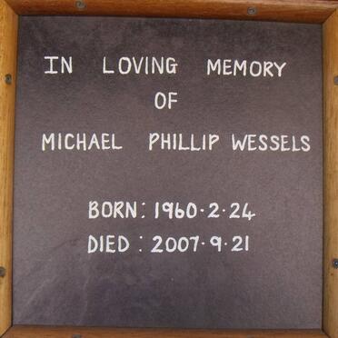WESSELS Michael Phillip 1960-2007
