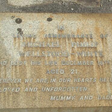 WHITE Michael Philip, Wellstood -1960