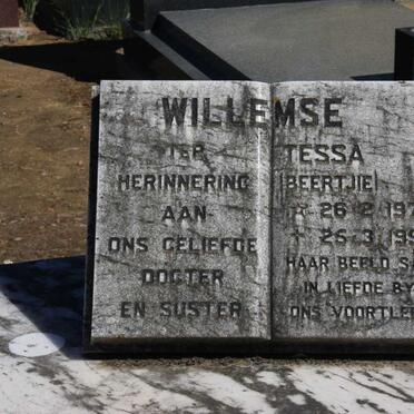 WILLEMSE Tessa 1971-1991