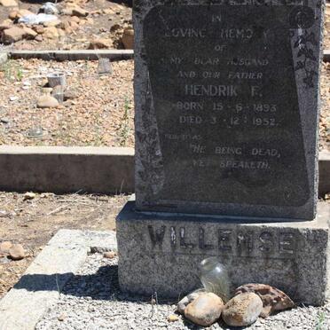 WILLEMSE Hendrik F. 1893-1952