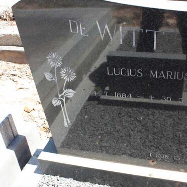 WITT Lucius Marius, de 1884-1974