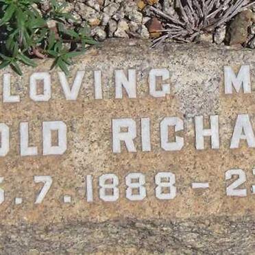 WIDGER Arnold Richard 1888-1950