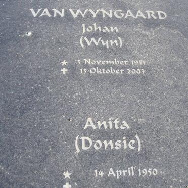 WYNGAARD Johan, van 1951-2003 & Anita -1950