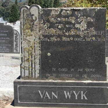 WYK Rudolph Jacobus, van 1895-1956