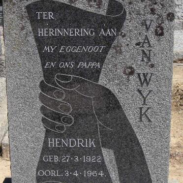 WYK Hendrik, van 1922-1964