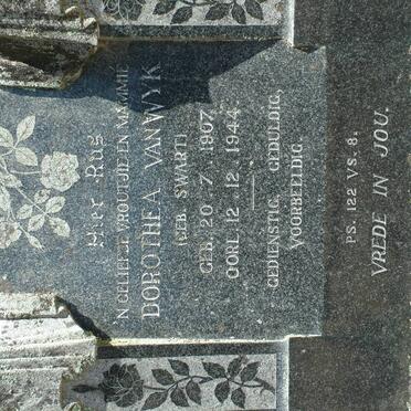 WYK Dorothea, van nee SWART 1907-1944