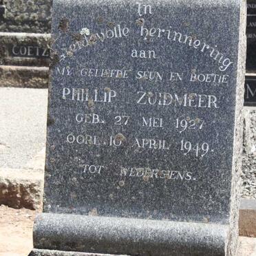 ZUIDMEER Phillip 1927-1949