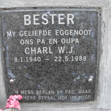 BESTER Charl W.J. 1940-1988