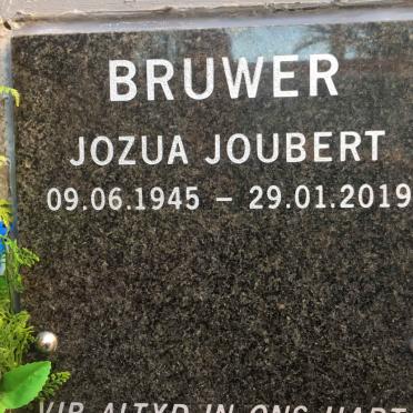 BRUWER Jozua Joubert 1945-2019