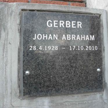 GERBER Johan Abraham 1928-2010