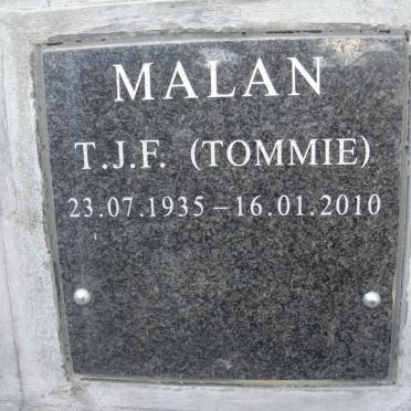 MALAN T.J.F. 1935-2010