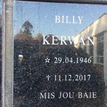 KERWAN Billy 1946-2017