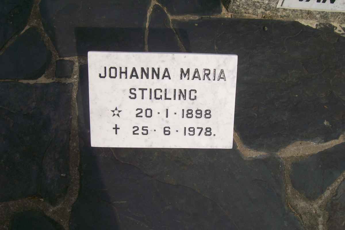 STIGLING Johanna Maria 1898-1978