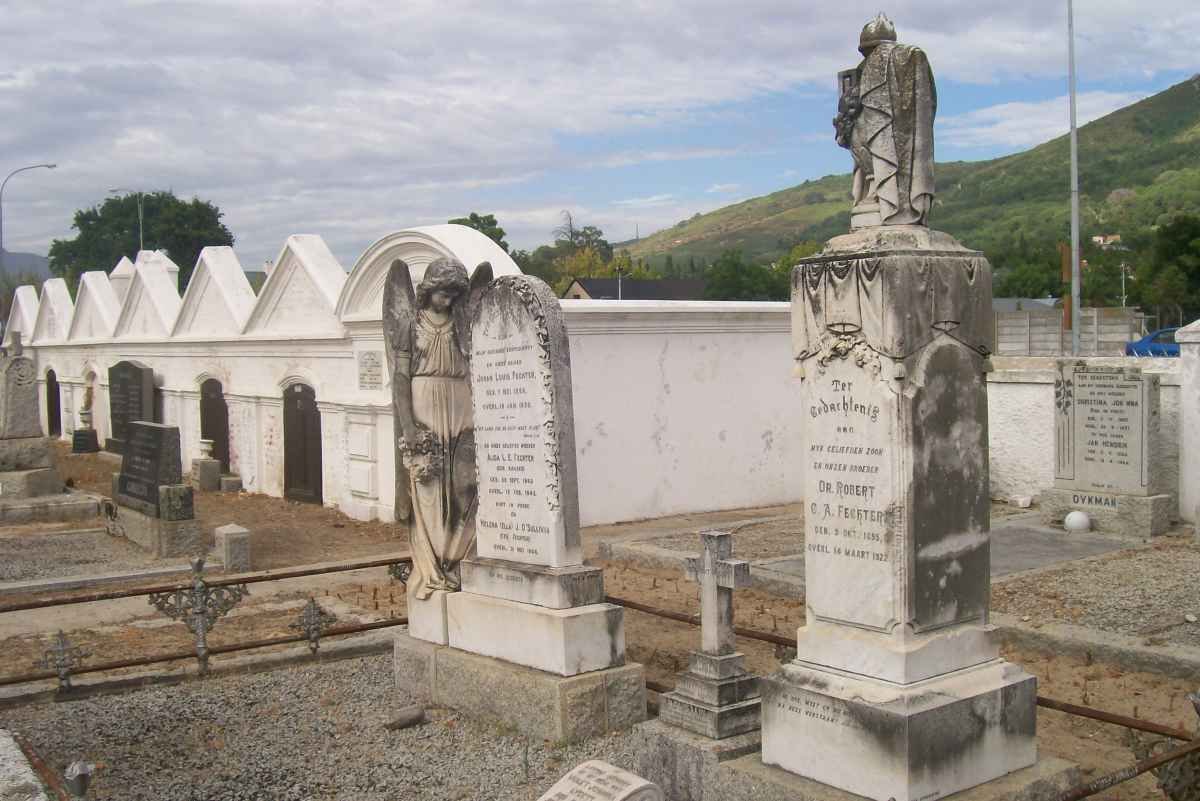 Overview of some graves including FECHTER family