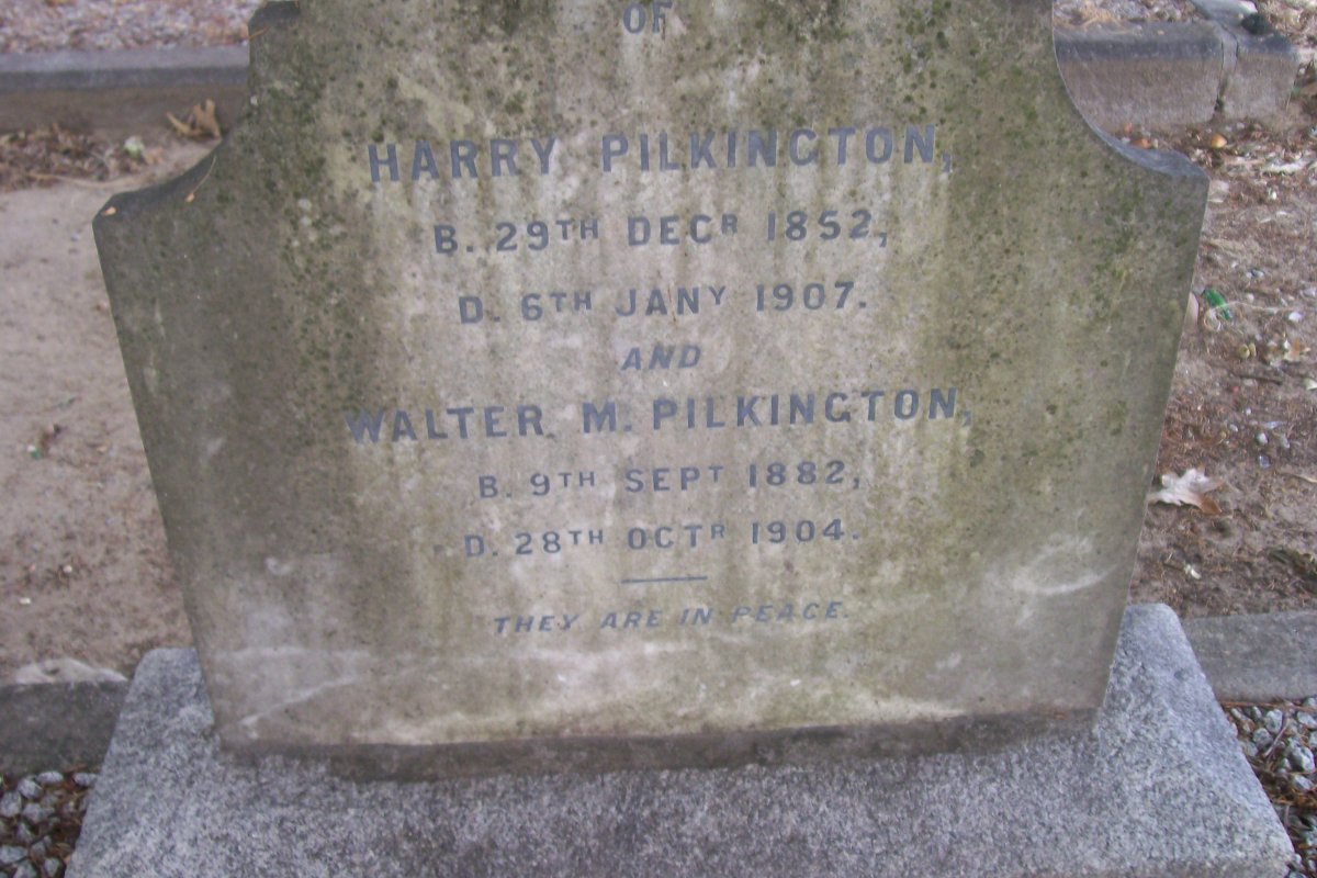 PILKINGTON Harry 1852-1907 :: PILKINGTON Walter M. 1882-1904