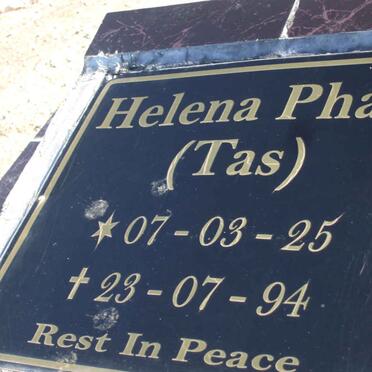 PHARO Helena nee TAS 1925-1994