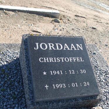 JORDAAN Christoffel 1941-1993