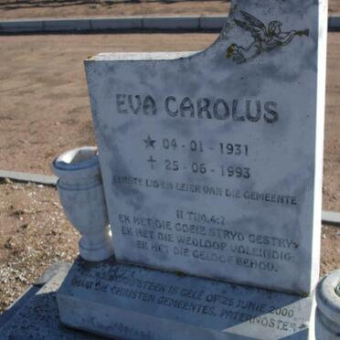 CAROLUS Eva 1931-1993