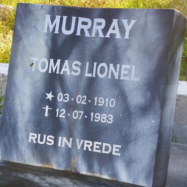 MURRAY Tomas Lionel 1910-1983