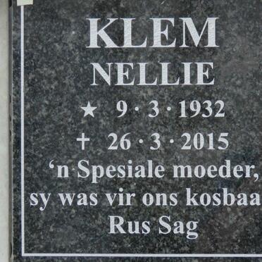 KLEM Nellie 1932-2015